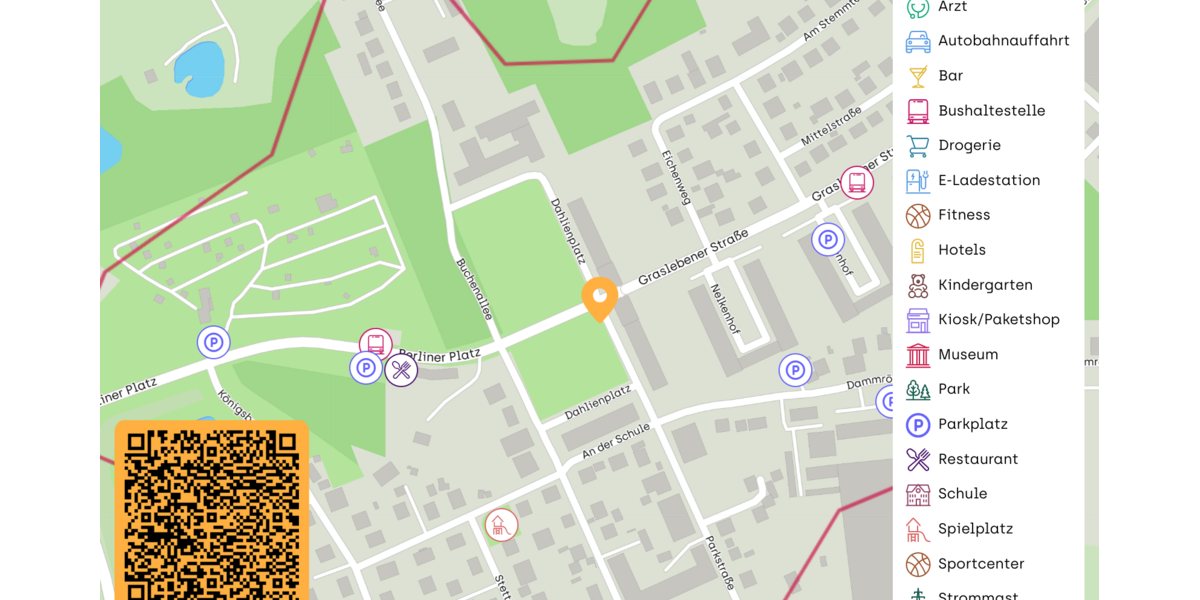 Lageplan-Dahlienplatz, Mariental-Kartenausschnitte (3)